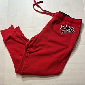 Polo Ralph Lauren Red Script Casual Pajama Pants XL Varsity Collegiate PRL